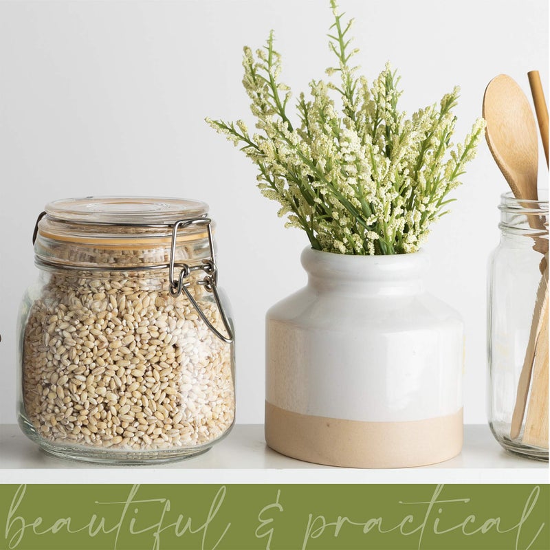 Galashield Glass Jars with Lids 24 oz Food Storage Jars with Airtight Lids Leak Proof Glass Canisters Kitchen Jars - Image 4